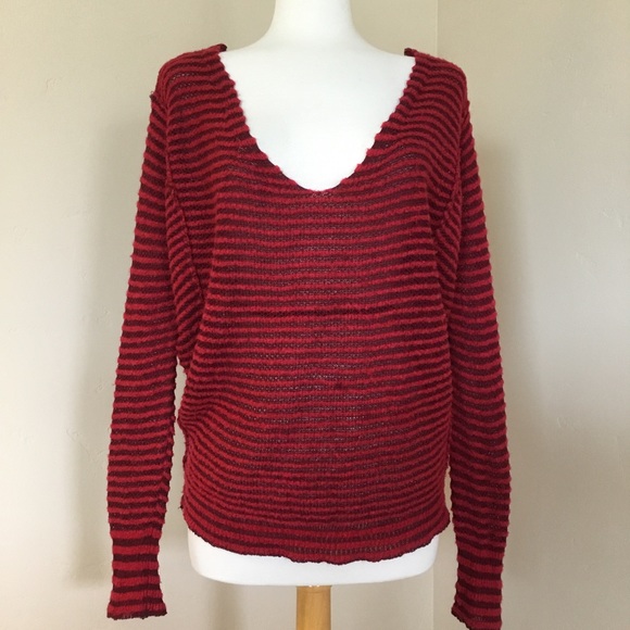 Free People Sweater Bumblebee Red Size S - Picture 2 of 9